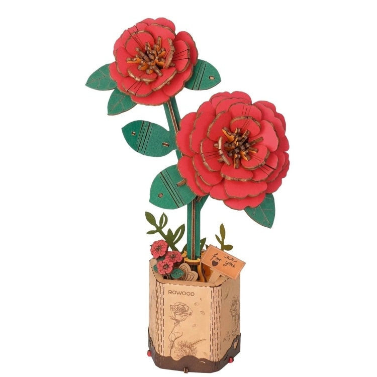 LES CAMELIAS ROUGES - CULTURE MAQUETTE - EXPERT MAQUETTE BOIS et METAL - DIY - ROBOTIME