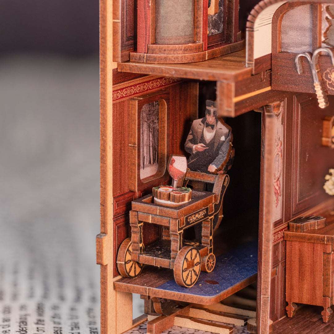 Serre livre - Book nook - TRAIN MYSTERY - CULTURE MAQUETTE