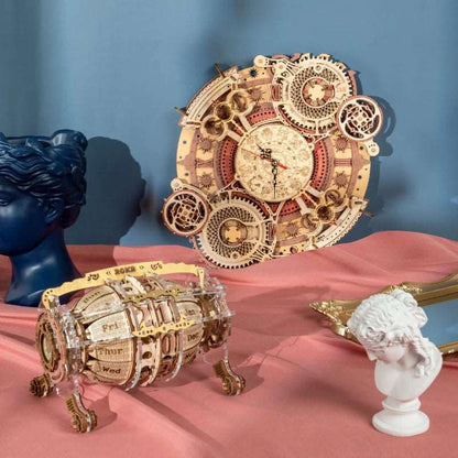 HORLOGE ASTROLOGIQUE - CULTURE MAQUETTE - EXPERT MAQUETTE BOIS et METAL - DIY - ROBOTIME