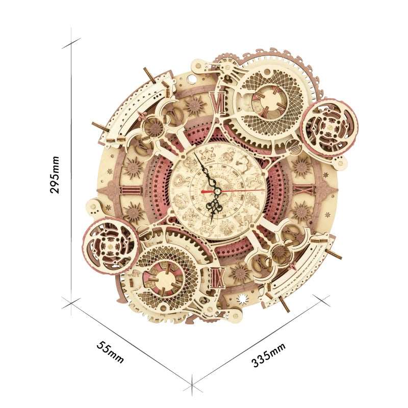 HORLOGE ASTROLOGIQUE - CULTURE MAQUETTE - EXPERT MAQUETTE BOIS et METAL - DIY - ROBOTIME