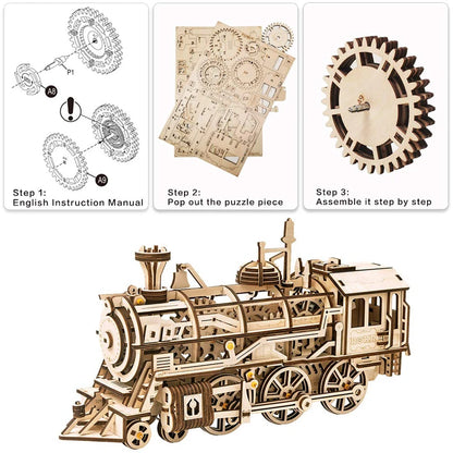 LA LOCOMOTIVE - CULTURE MAQUETTE - EXPERT MAQUETTE BOIS et METAL - DIY - ROBOTIME