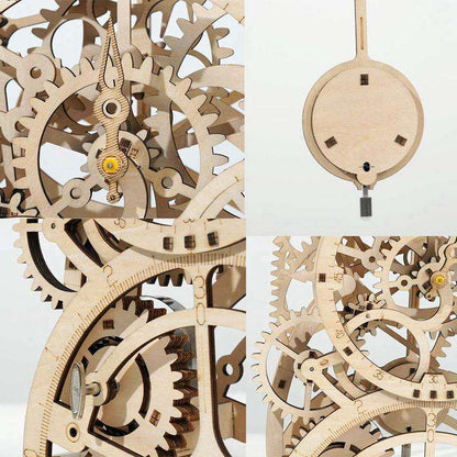 HORLOGE A PENDULE - CULTURE MAQUETTE - EXPERT MAQUETTE BOIS et METAL - DIY - ROBOTIME