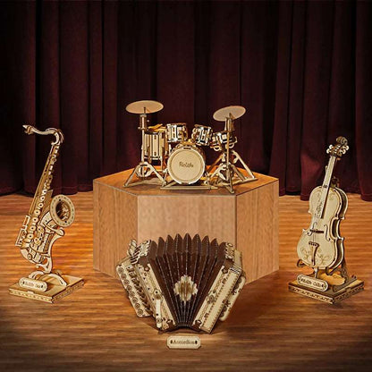 ACCORDEON - CULTURE MAQUETTE - EXPERT MAQUETTE BOIS et METAL - DIY - ROBOTIM