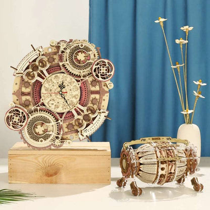 HORLOGE ASTROLOGIQUE - CULTURE MAQUETTE - EXPERT MAQUETTE BOIS et METAL - DIY - ROBOTIME