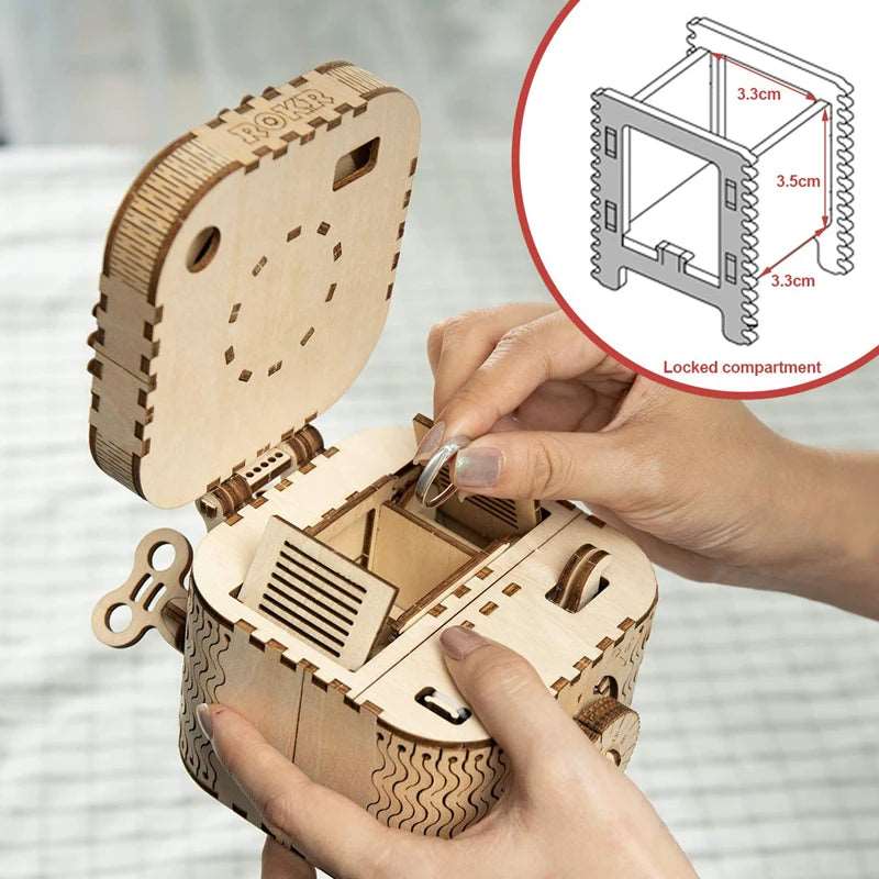 BOITE A TRESOR - CULTURE MAQUETTE - EXPERT MAQUETTE BOIS et METAL - ROBOTIME