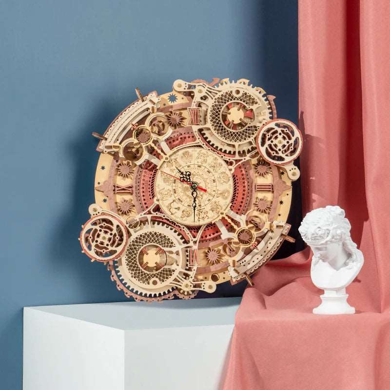 HORLOGE ASTROLOGIQUE - CULTURE MAQUETTE - EXPERT MAQUETTE BOIS et METAL - DIY - ROBOTIME