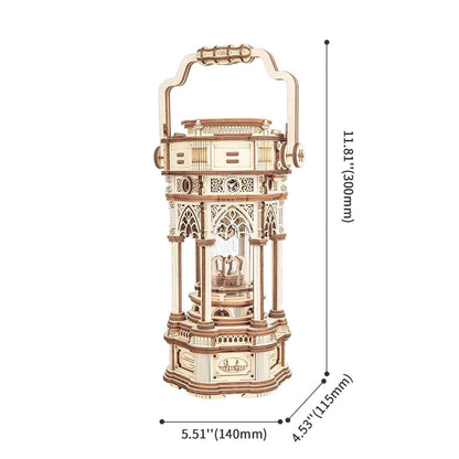 Lampe Victorienne en bois DIY puzzle 3D CULTURE MAQUETTE - ROBOTIME