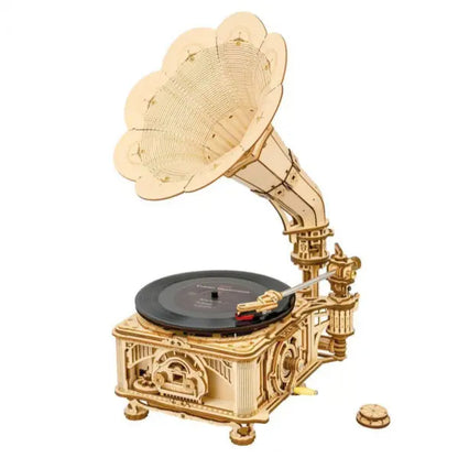 GRAMOPHONE - CULTURE MAQUETTE - EXPERT MAQUETTE BOIS et METAL - DIY - ROBOTIME