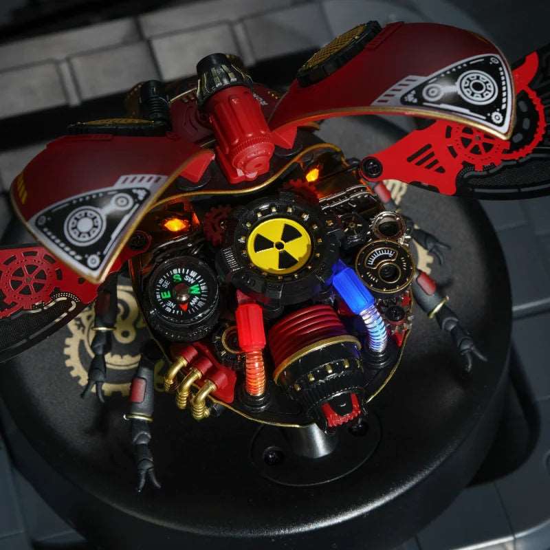 COCCINELLE STEAMPUNK - CULTURE MAQUETTE - EXPERT MAQUETTE BOIS et METAL - ROBOTIME