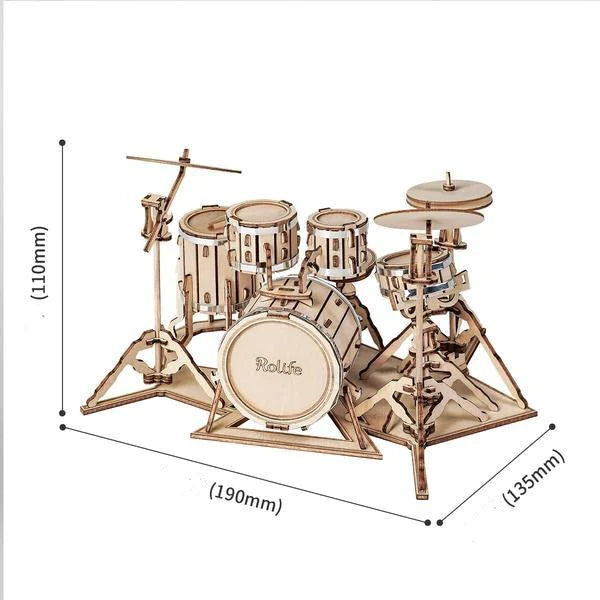 LA BATTERIE  - CULTURE MAQUETTE - EXPERT MAQUETTE BOIS et METAL - DIY - ROBOTIME