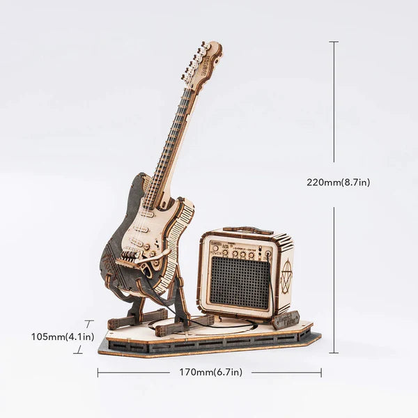 LA GUITARE ELECTRIQUE - CULTURE MAQUETTE - EXPERT MAQUETTE BOIS et METAL - DIY - ROBOTIME