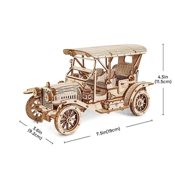 VOITURE VINTAGE - CULTURE MAQUETTE - EXPERT MAQUETTE BOIS et METAL - DIY - ROBOTIME