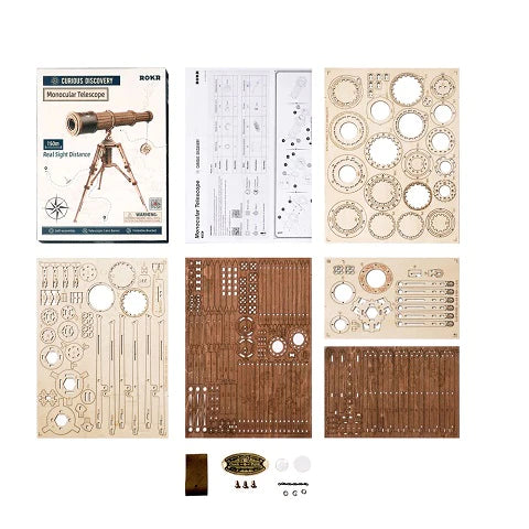 TELESCOPE - CULTURE MAQUETTE - EXPERT MAQUETTE BOIS et METAL - DIY - ROBOTIME