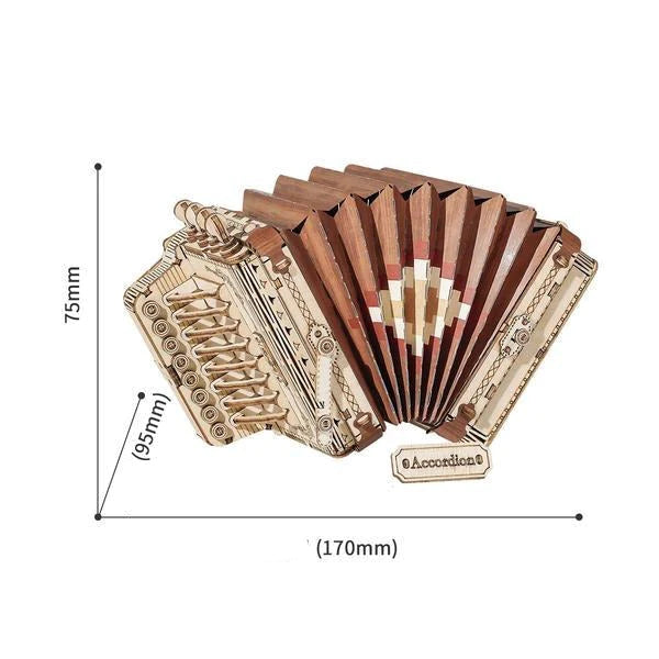 ACCORDEON - CULTURE MAQUETTE - EXPERT MAQUETTE BOIS et METAL - DIY - ROBOTIM