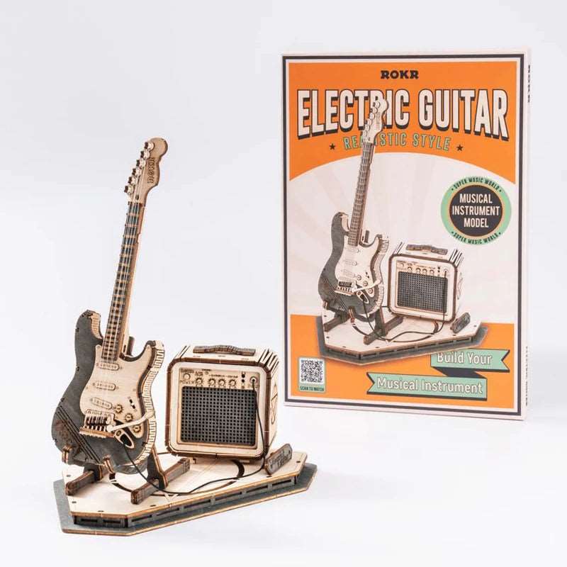 LA GUITARE ELECTRIQUE - CULTURE MAQUETTE - EXPERT MAQUETTE BOIS et METAL - DIY - ROBOTIME