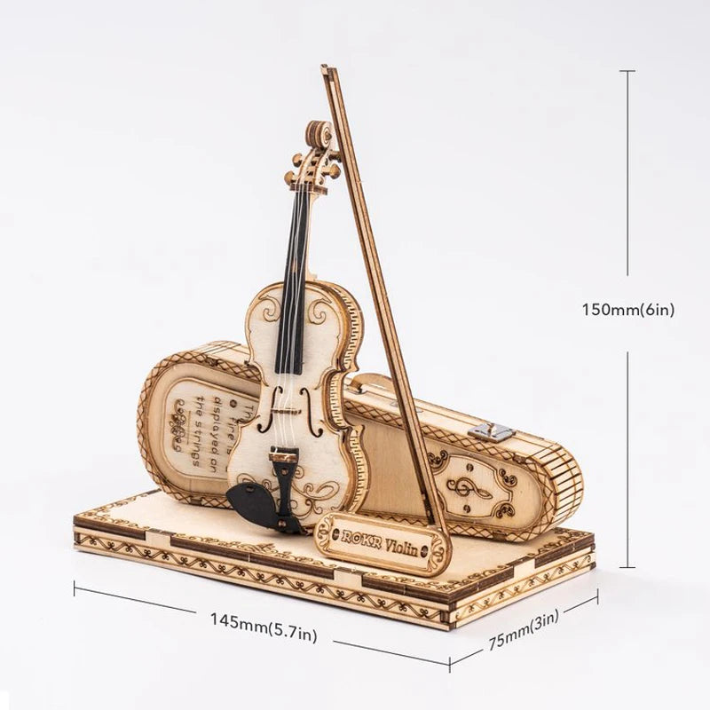 VIOLON CAPRICE - CULTURE MAQUETTE - EXPERT MAQUETTE BOIS et METAL - DIY - ROBOTIME