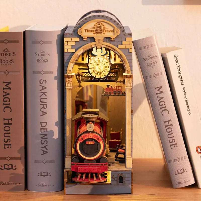 SERRE LIVRE - BOOK NOOK - TIME TRAVEL - CULTURE MAQUETTE - EXPERT MAQUETTE BOIS et METAL - DIY - ROBOTIME