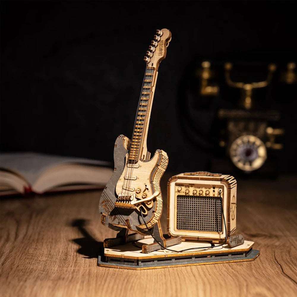 LA GUITARE ELECTRIQUE - CULTURE MAQUETTE - EXPERT MAQUETTE BOIS et METAL - DIY - ROBOTIME