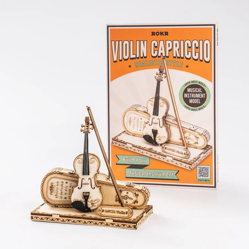 VIOLON CAPRICE - CULTURE MAQUETTE - EXPERT MAQUETTE BOIS et METAL - DIY - ROBOTIME