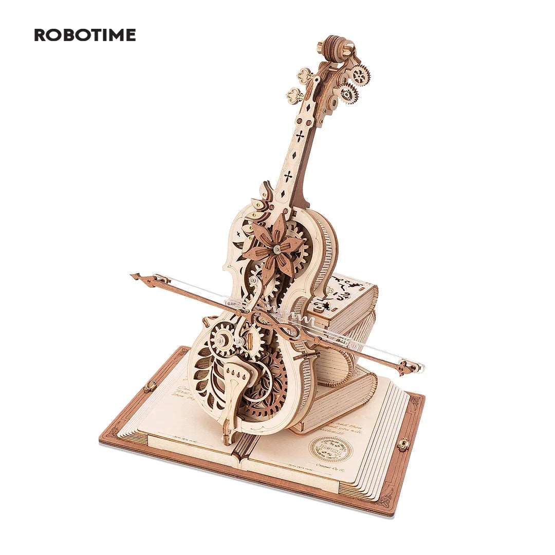 LE VIOLONCELLE -  CULTURE MAQUETTE - EXPERT MAQUETTE BOIS et METAL - DIY - ROBOTIME