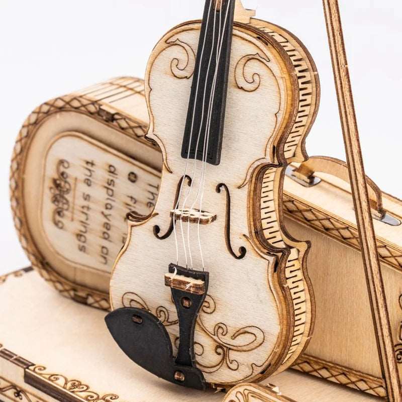 VIOLON CAPRICE - CULTURE MAQUETTE - EXPERT MAQUETTE BOIS et METAL - DIY - ROBOTIME