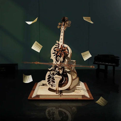 LE VIOLONCELLE -  CULTURE MAQUETTE - EXPERT MAQUETTE BOIS et METAL - DIY - ROBOTIME