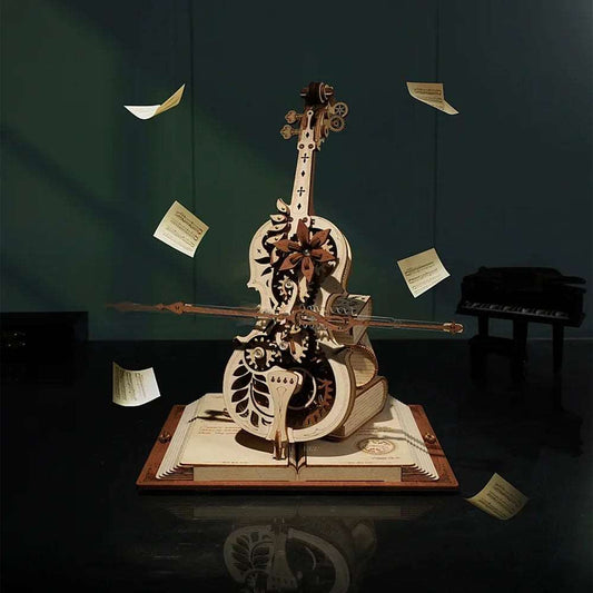 LE VIOLONCELLE -  CULTURE MAQUETTE - EXPERT MAQUETTE BOIS et METAL - DIY - ROBOTIME