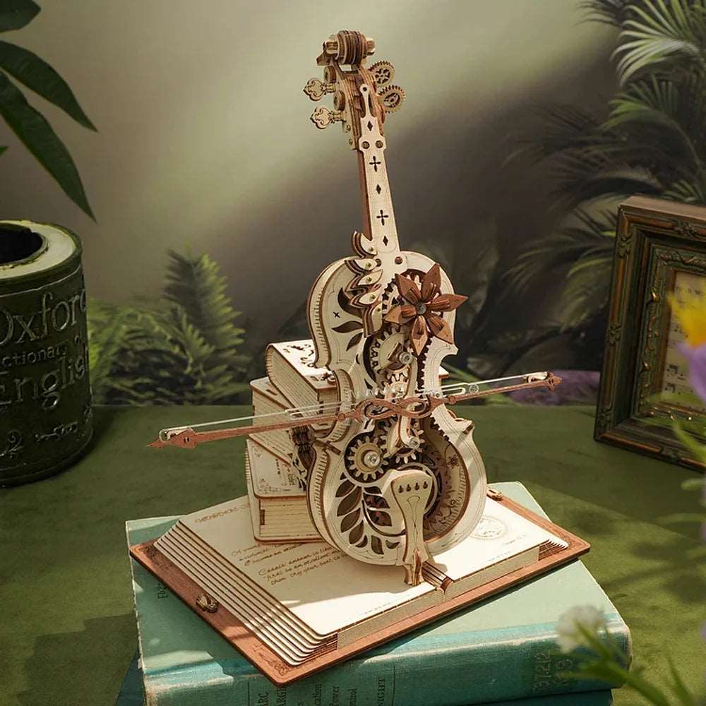 LE VIOLONCELLE -  CULTURE MAQUETTE - EXPERT MAQUETTE BOIS et METAL - DIY - ROBOTIME