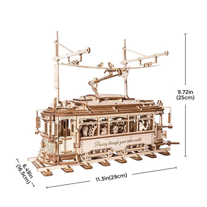 LE TRAM -  CULTURE MAQUETTE - EXPERT MAQUETTE BOIS et METAL - DIY - ROBOTIME