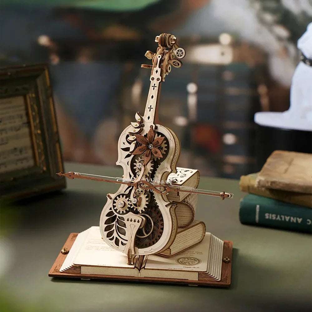 LE VIOLONCELLE -  CULTURE MAQUETTE - EXPERT MAQUETTE BOIS et METAL - DIY - ROBOTIME