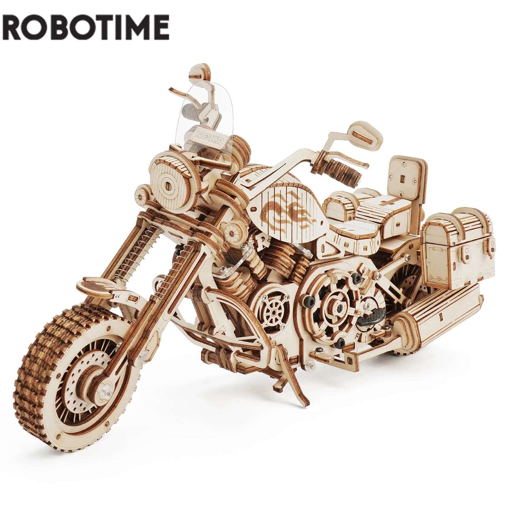 MOTO MODELE CRUISER - CULTURE MAQUETTE - EXPERT MAQUETTE BOIS et METAL - DIY - ROBOTIME