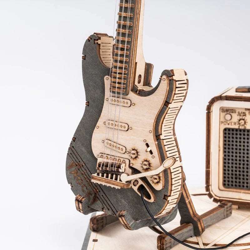 LA GUITARE ELECTRIQUE - CULTURE MAQUETTE - EXPERT MAQUETTE BOIS et METAL - DIY - ROBOTIME