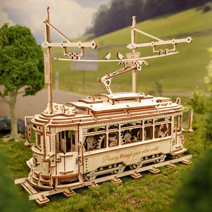 LE TRAM -  CULTURE MAQUETTE - EXPERT MAQUETTE BOIS et METAL - DIY - ROBOTIME