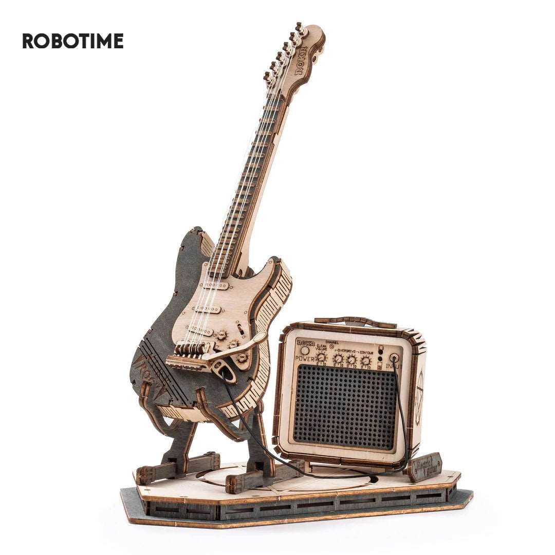 LA GUITARE ELECTRIQUE - CULTURE MAQUETTE - EXPERT MAQUETTE BOIS et METAL - DIY - ROBOTIME