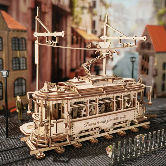 LE TRAM -  CULTURE MAQUETTE - EXPERT MAQUETTE BOIS et METAL - DIY - ROBOTIME