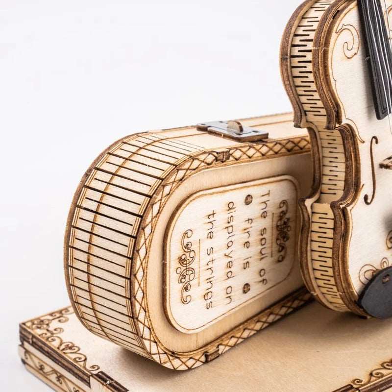 VIOLON CAPRICE - CULTURE MAQUETTE - EXPERT MAQUETTE BOIS et METAL - DIY - ROBOTIME