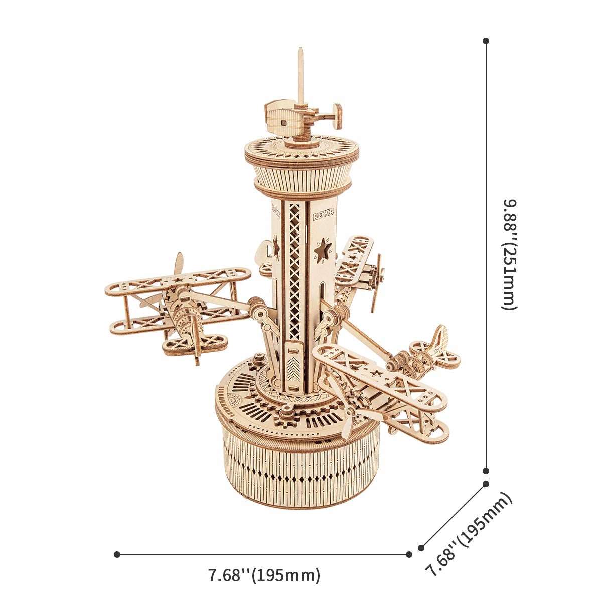 TOUR DE CONTROLE MUSICALE- CULTURE MAQUETTE - EXPERT MAQUETTE BOIS et METAL - DIY - ROBOTIME