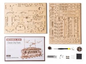 LE TRAM -  CULTURE MAQUETTE - EXPERT MAQUETTE BOIS et METAL - DIY - ROBOTIME