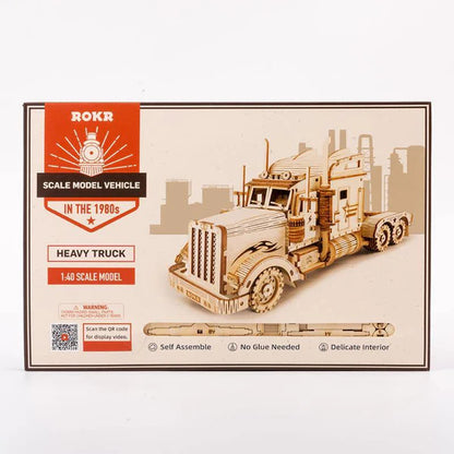 CAMION AMERICAIN - CULTURE MAQUETTE - EXPERT MAQUETTE BOIS et METAL - DIY - ROBOTIME