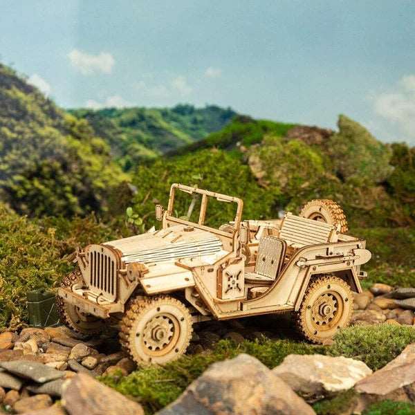 JEEP 1940 - CULTURE MAQUETTE - EXPERT MAQUETTE BOIS et METAL - DIY - ROBOTIME