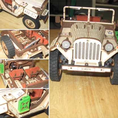 JEEP 1940 - CULTURE MAQUETTE - EXPERT MAQUETTE BOIS et METAL - DIY - ROBOTIME