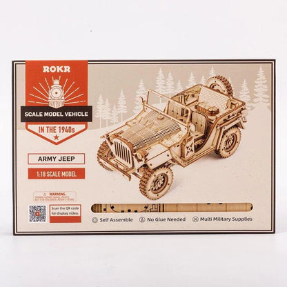 JEEP 1940 - CULTURE MAQUETTE - EXPERT MAQUETTE BOIS et METAL - DIY - ROBOTIME